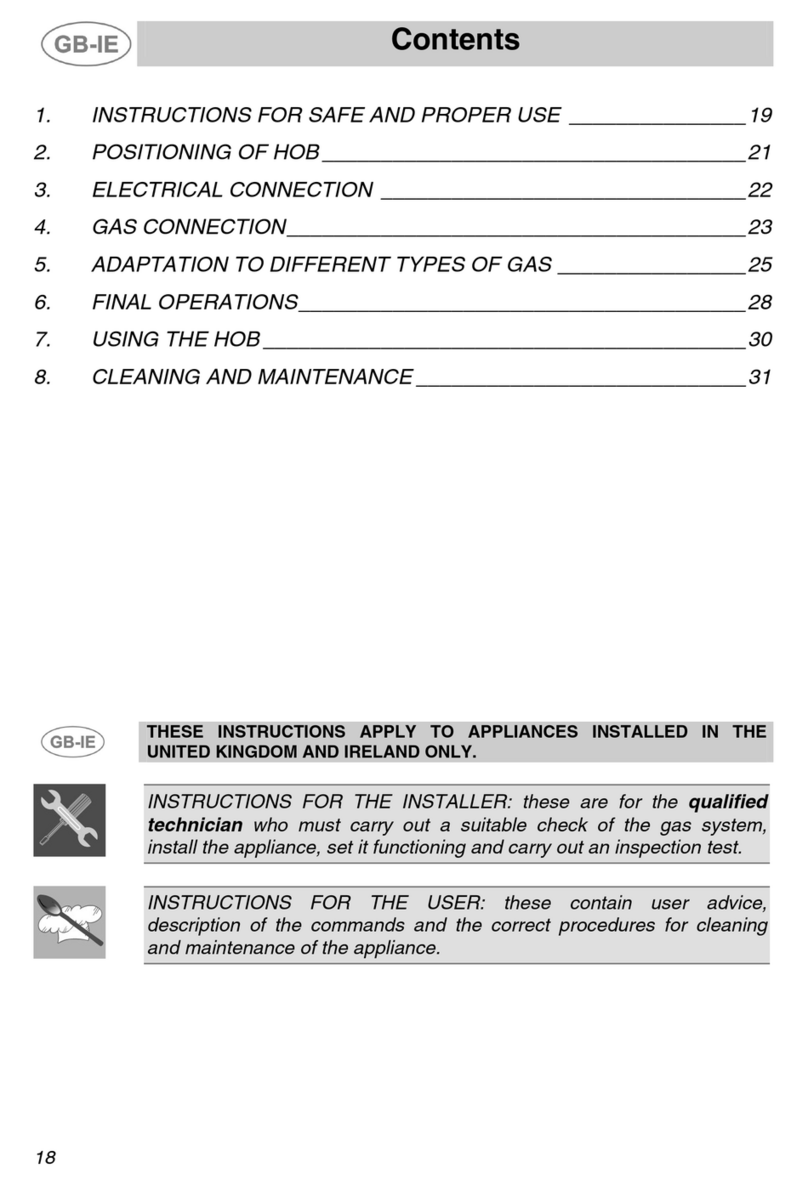 Smeg ER12150EU User manual