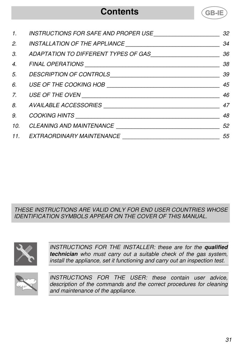 Smeg CS71-5 User manual