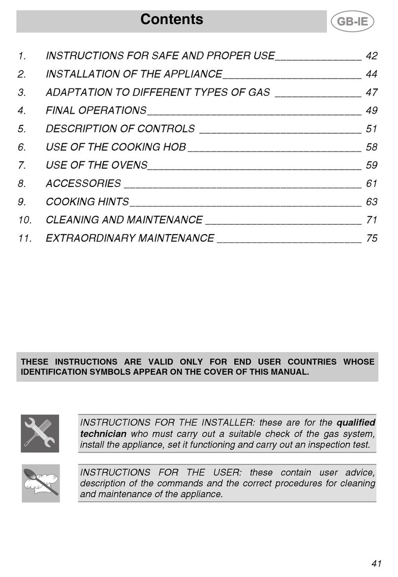 Smeg CS120A-6 User manual Smeg CS120A-6 User manual