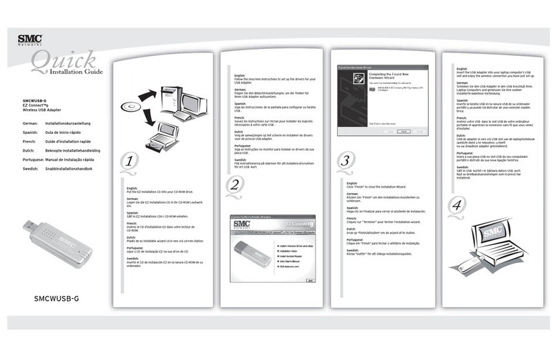 SMC Networks SMC EZ Connect g SMCWUSB-G User manual