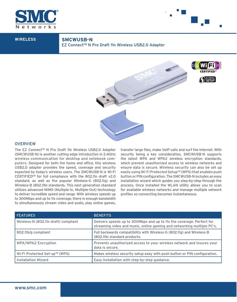 SMC Networks SMCWUSB-N User manual