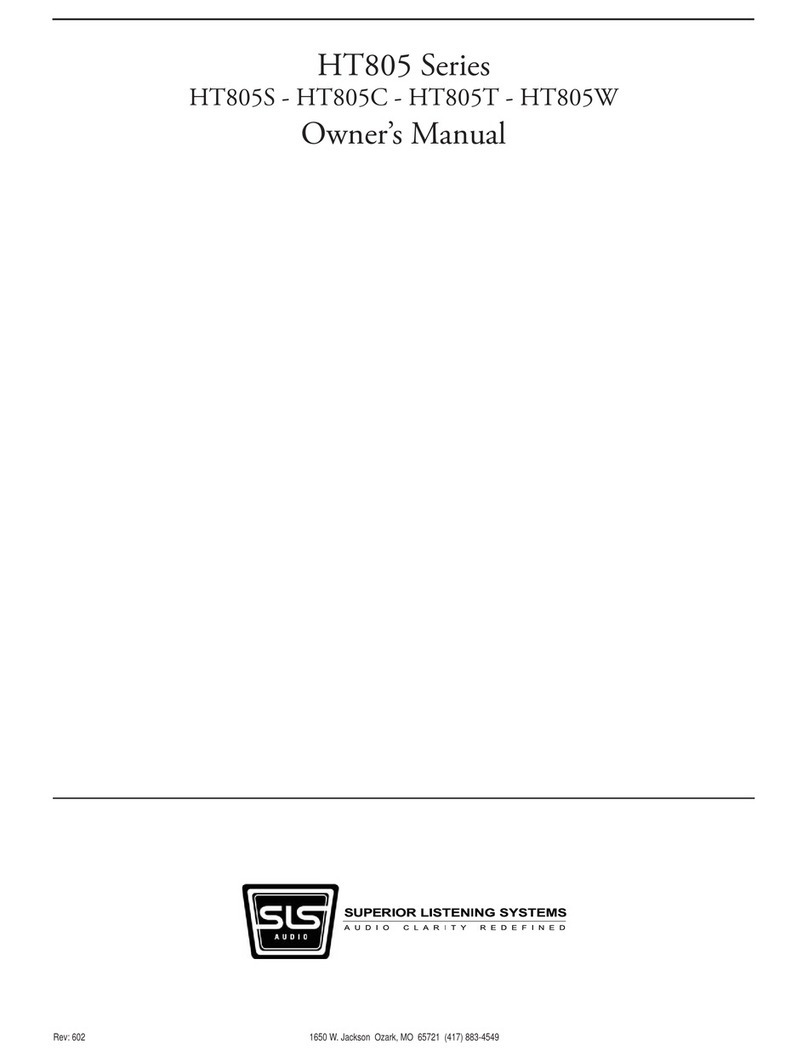 SLS Audio HT805C User manual