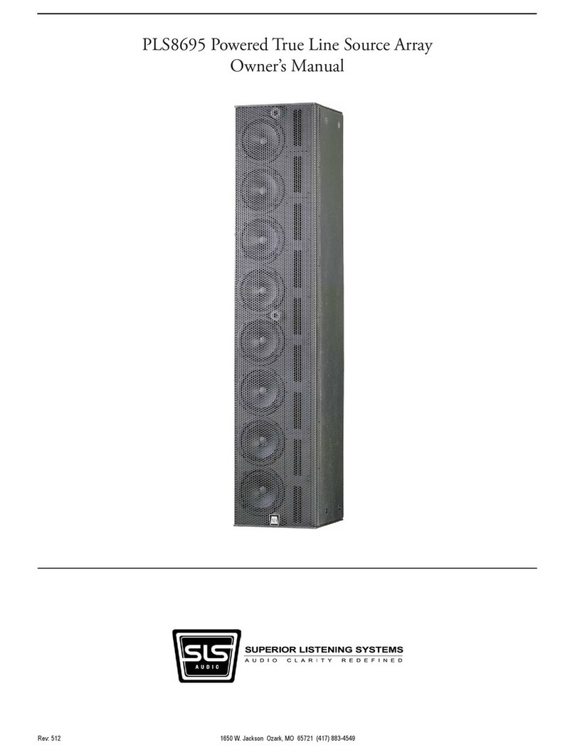 SLS Audio PLS8695 owner's manual