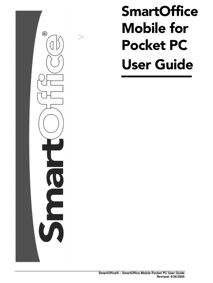 SmartOffice Mobile for Pocket PC user guide