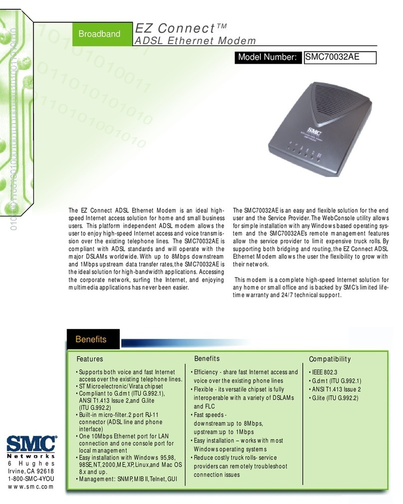 SMC Networks SMC EZ Connect SMC70032AE User manual SMC Networks SMC EZ Connect SMC70032AE User manual