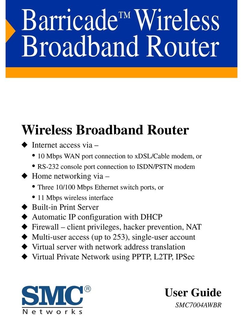 SMC Networks Barricade SMC7004AWBR user guide