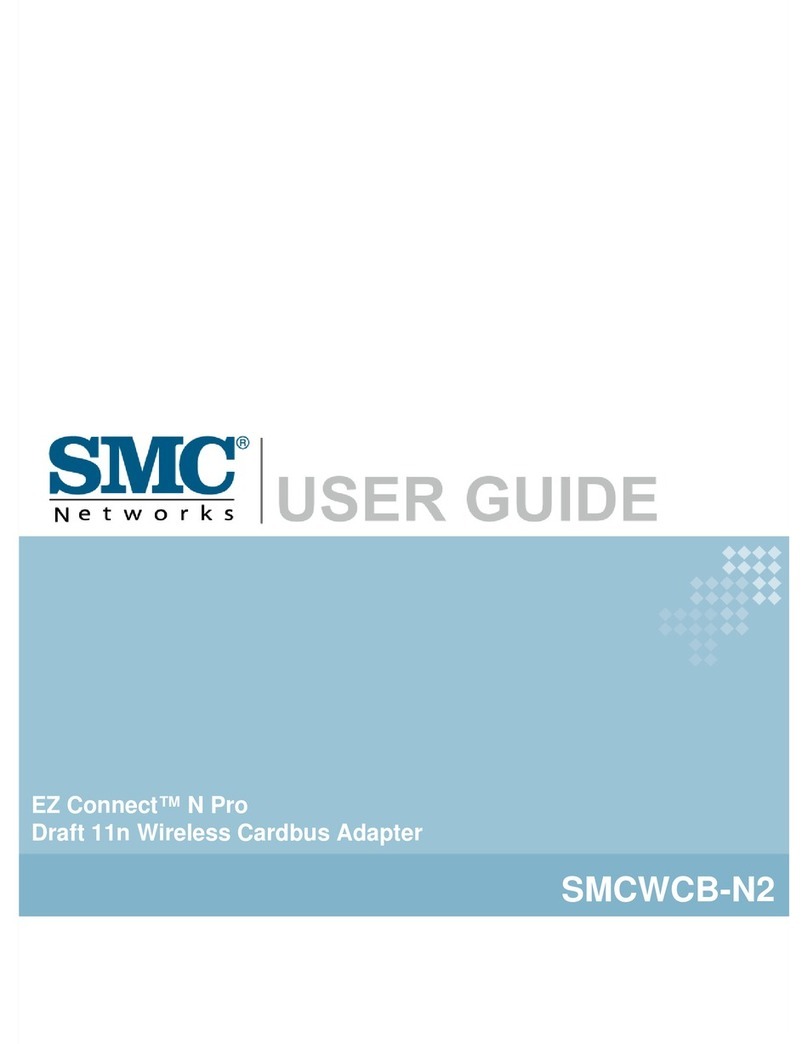 SMC Networks SMC EZ Connect N Pro Draft 11n Wireless CardBus Adapter... User manual