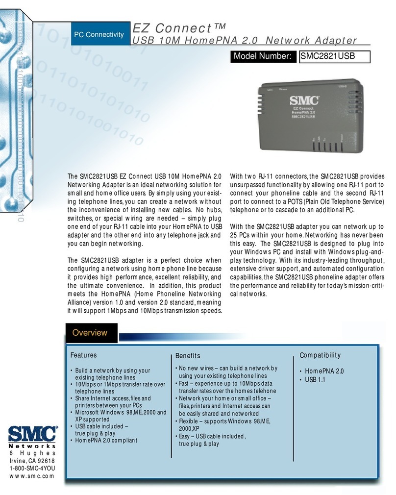 SMC Networks SMC EZ Connect SMC2821USB User manual