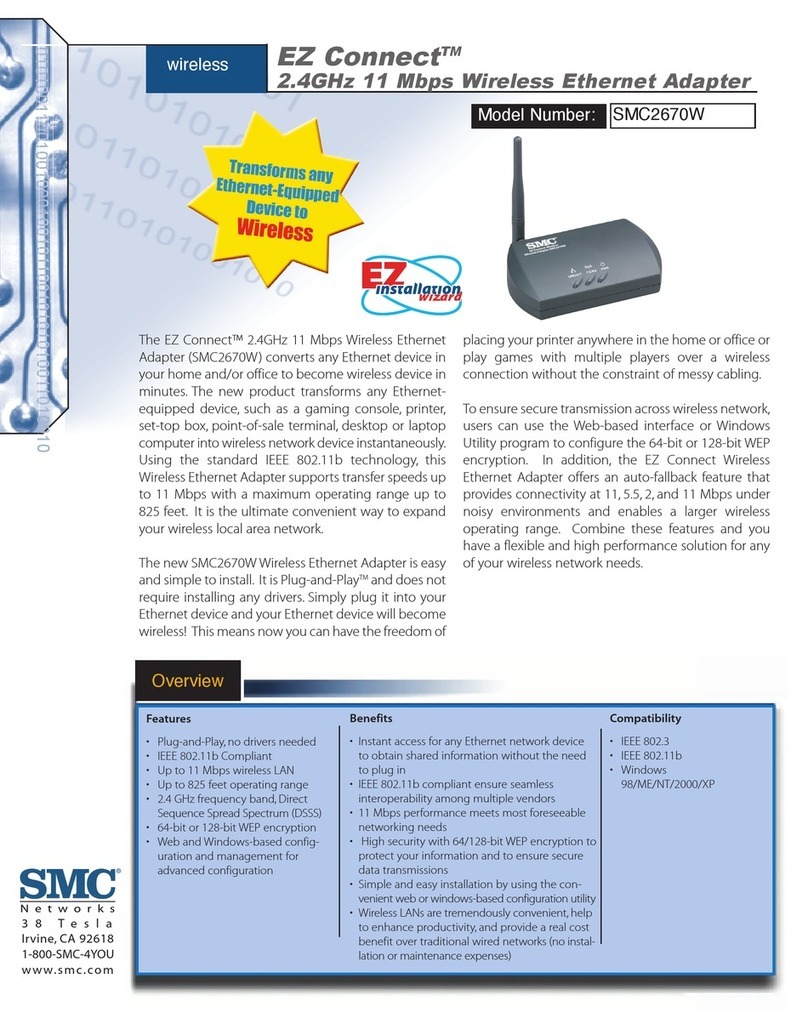 SMC Networks EZ Connect SMC2670W User manual