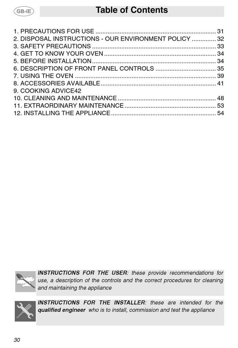 Smeg Oven AP361MFEB User manual