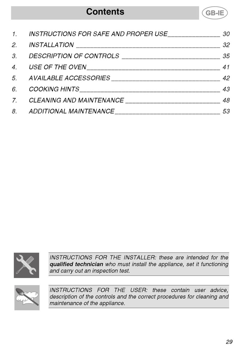 Smeg SC361X User manual