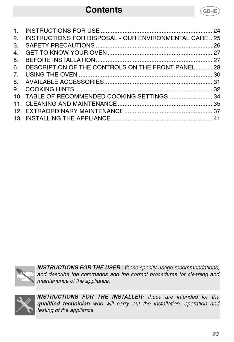 Smeg SC321N instruction manual