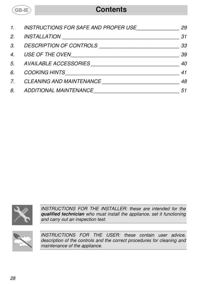 Smeg S709X-7 User manual