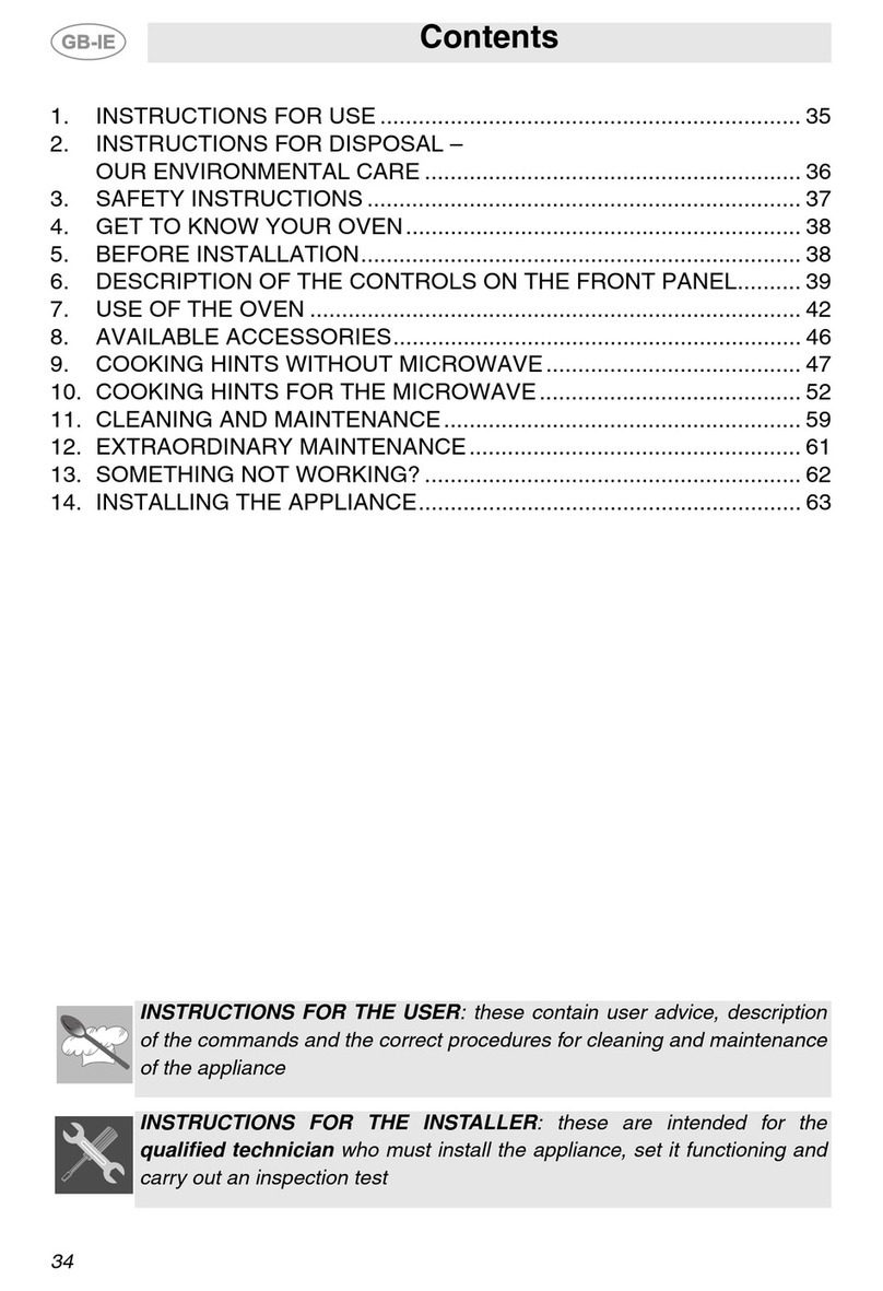 Smeg S200/1 User manual