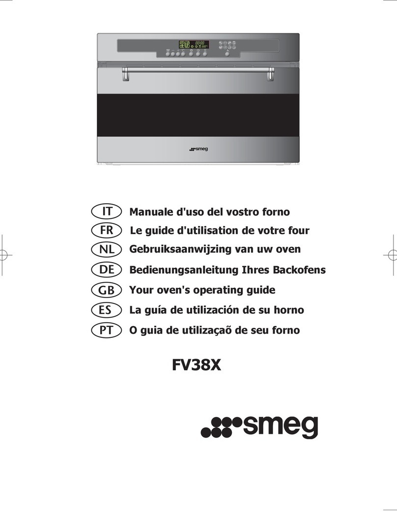 Smeg FV38X Quick start guide