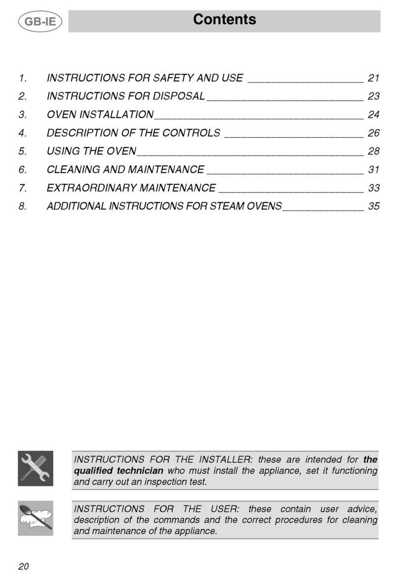 Smeg ALFA31DA User manual