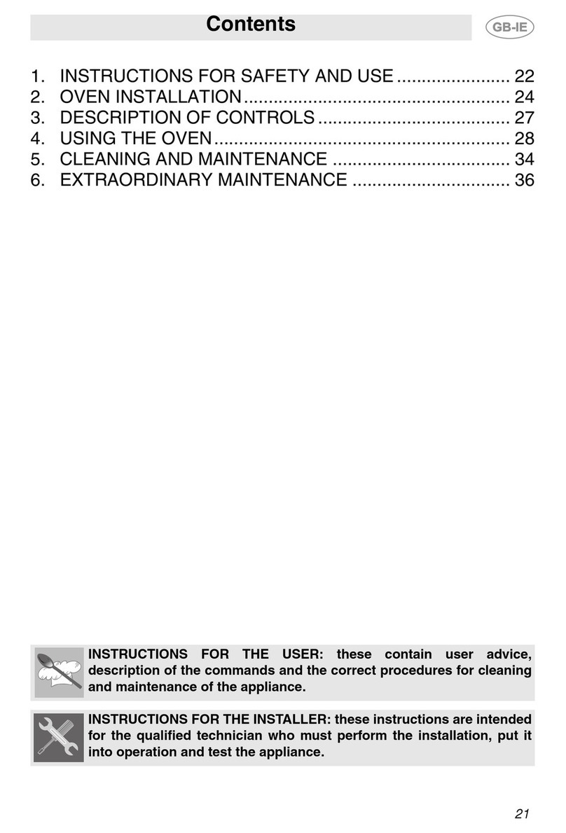 Smeg ALFA141VE User manual