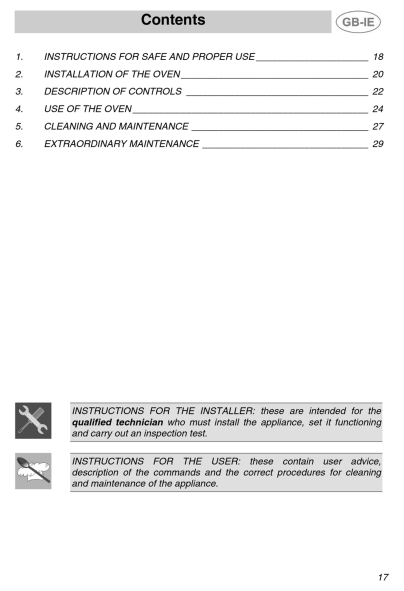 Smeg ALFA200X User manual
