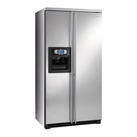 Smeg American Style Fridge Freezer FA550X2 Instructions for use