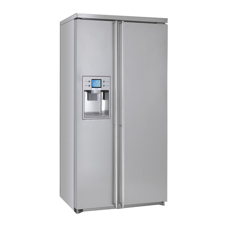 Smeg American Style Fridge Freezer FA550XBI User manual Smeg American Style Fridge Freezer FA550XBI User manual