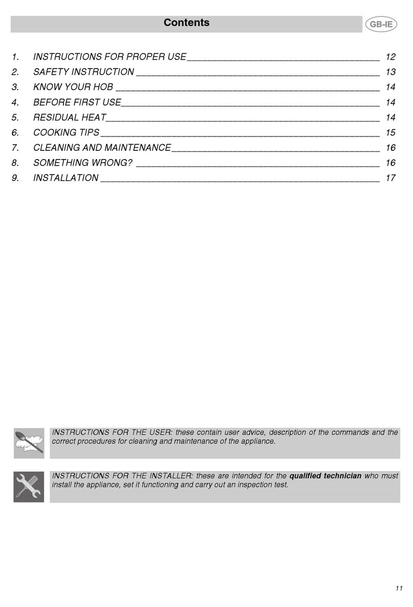 Smeg SE65CX User manual