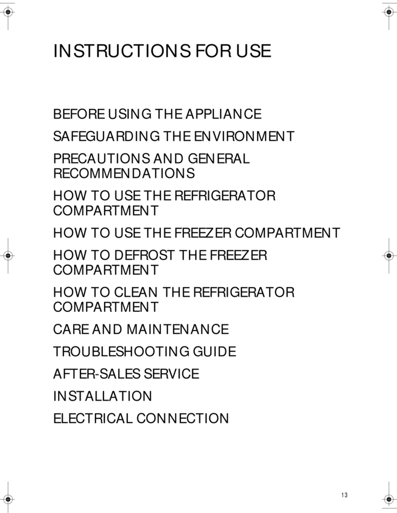 Smeg CR324A User manual