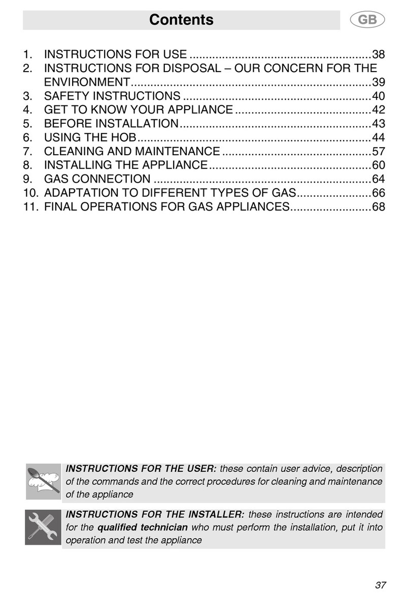Smeg A31G7IXIA User manual