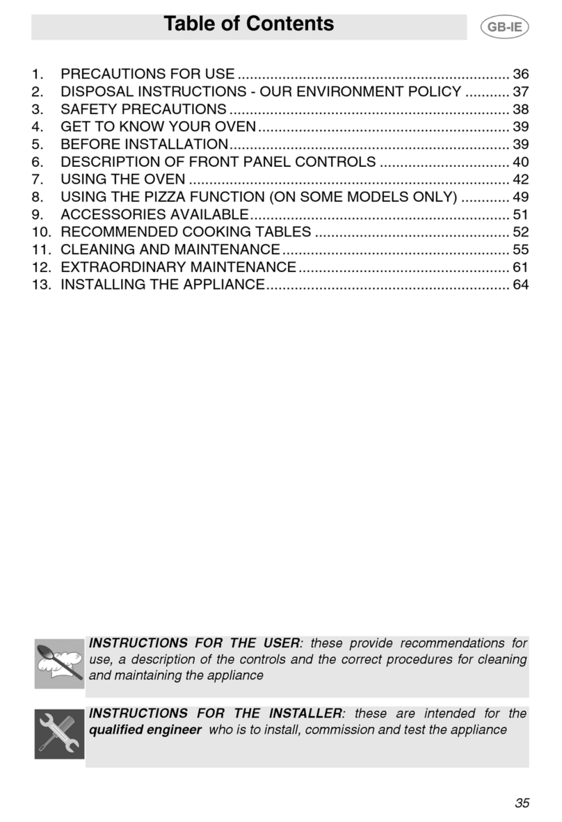 Smeg XXSC111P User manual