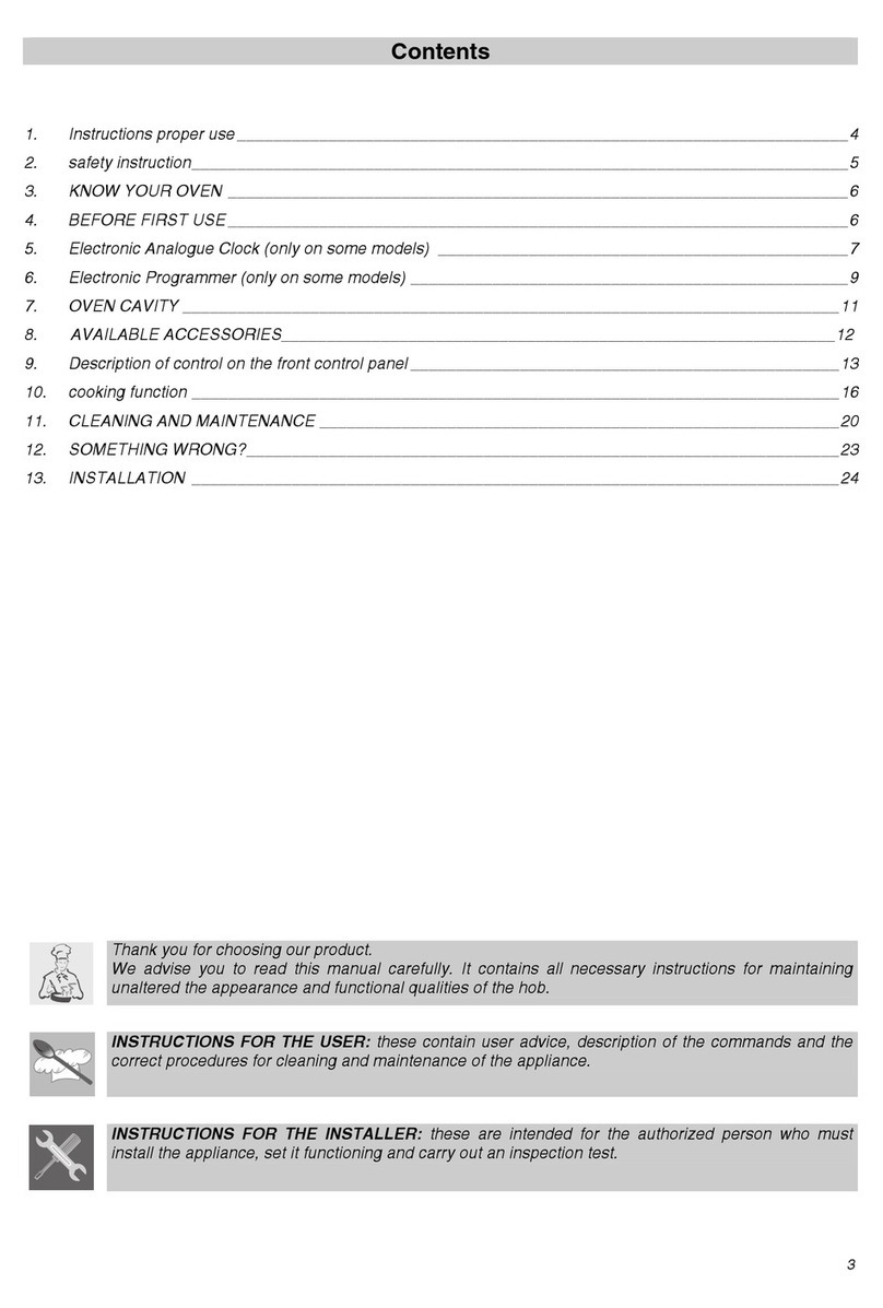 Smeg SDO10 Instructions for installation and use