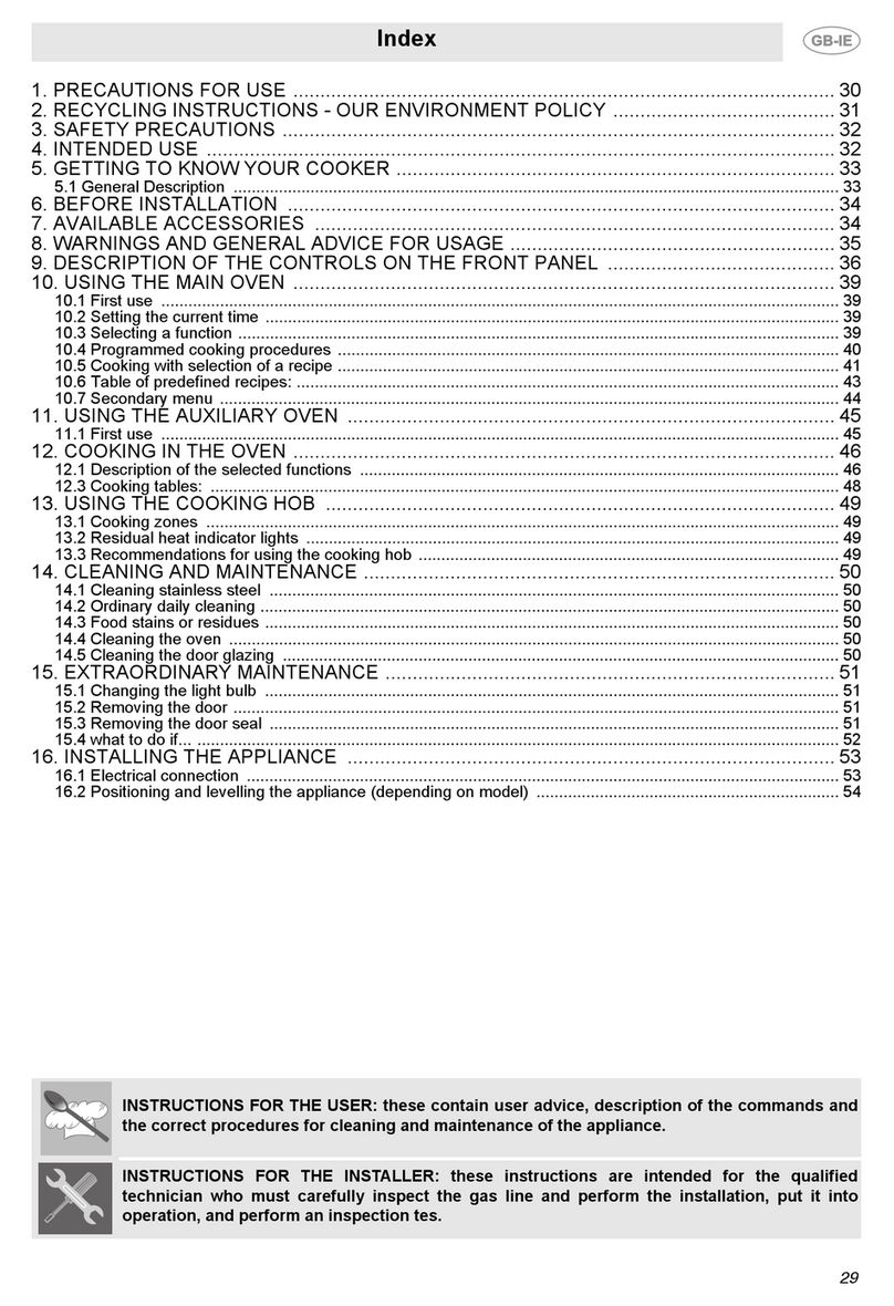 Smeg CE92CMX User manual