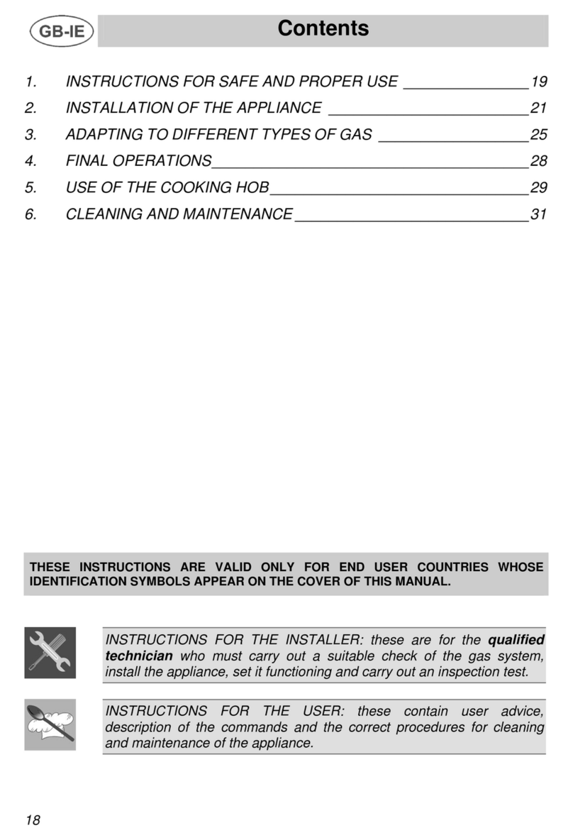 Smeg AS28I96L User manual