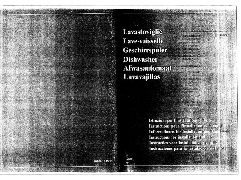 Smeg Dishwasher ST48 User manual