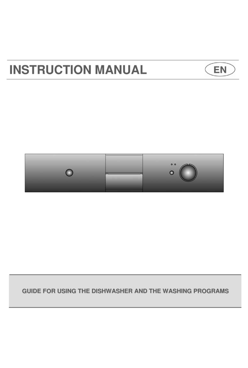 Smeg Dishwasher KLS55B User manual