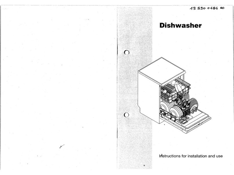 Smeg Dishwasher DWD63.1SS User manual