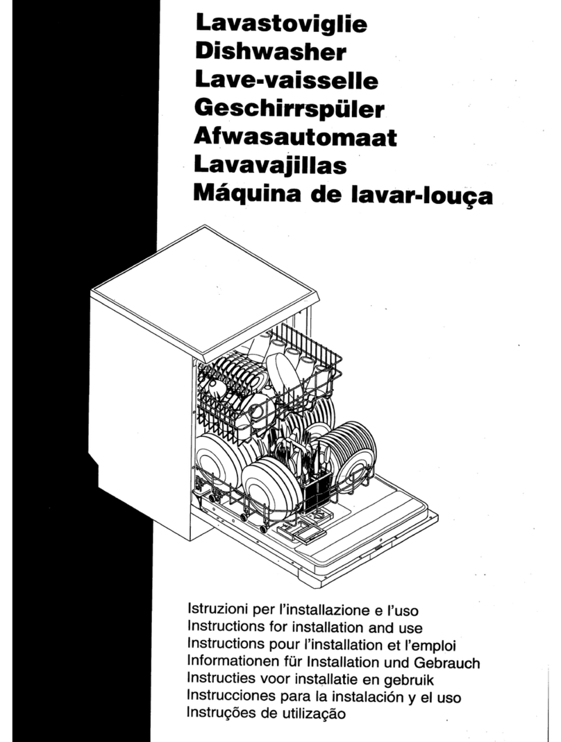 Smeg Dishwasher D12S User manual