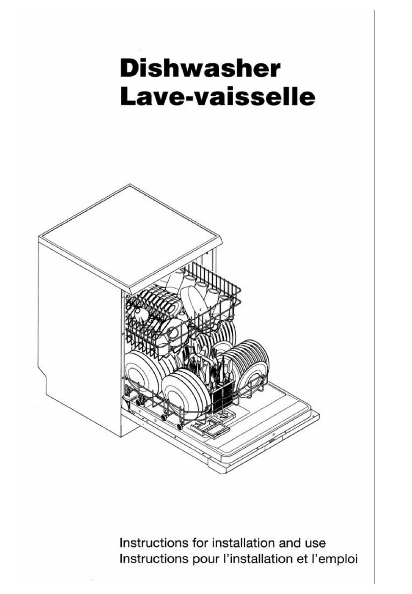 Smeg Dishwasher CSU2001B1 User manual