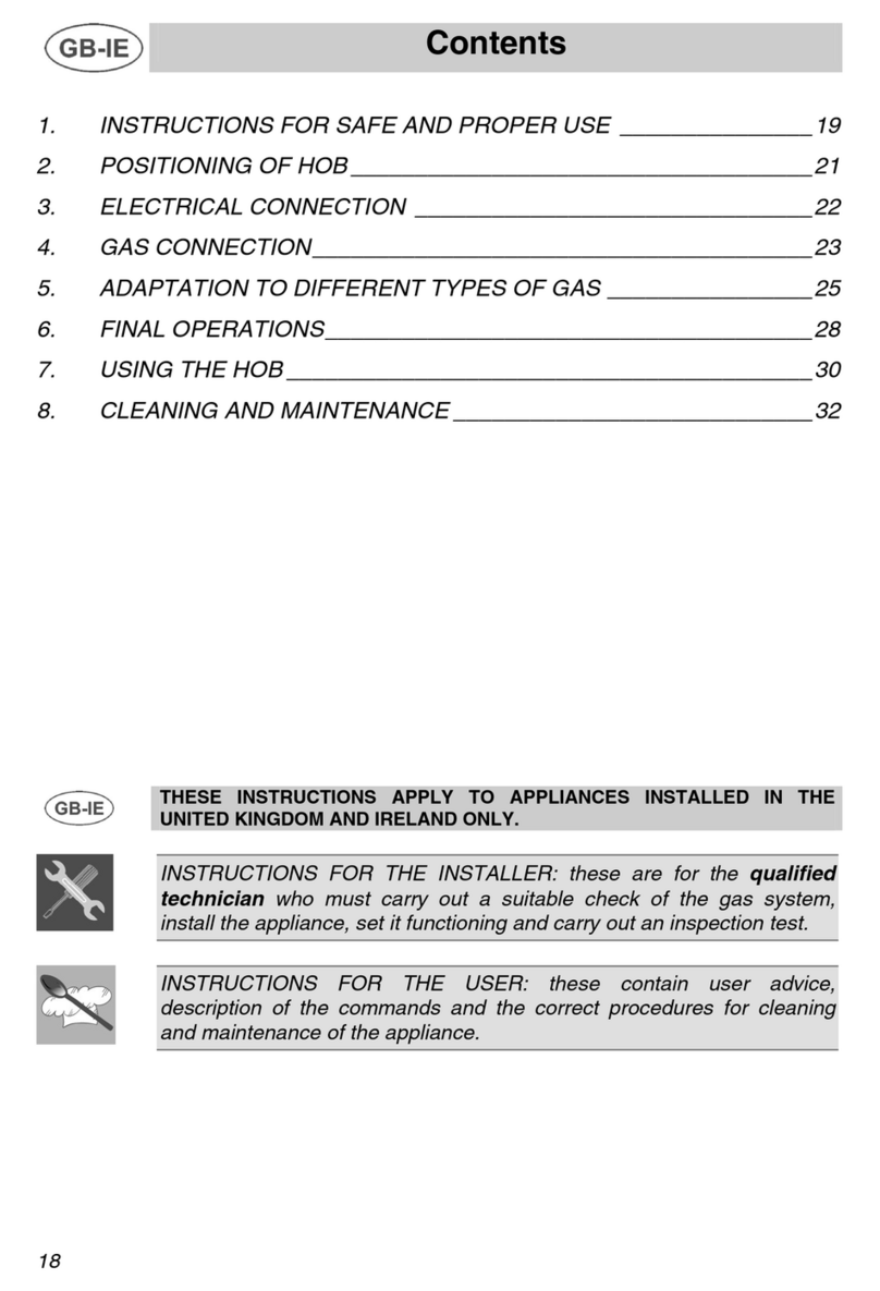 Smeg T2740N1NL instruction manual