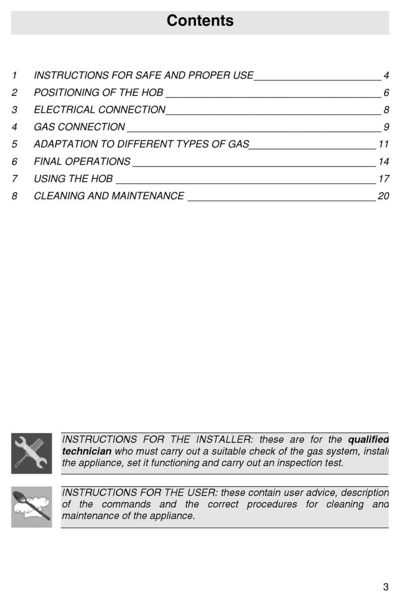 Smeg SER63LPG3 instruction manual
