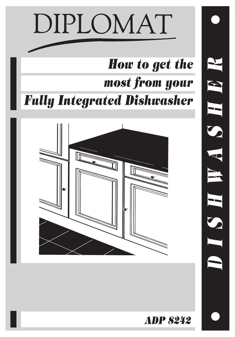 Diplomat Dishwasher ADP8242 How to get the best
