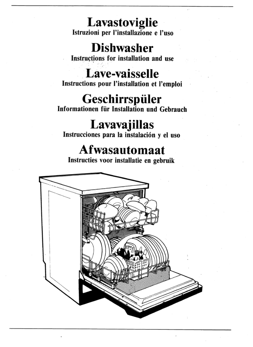 Smeg Dishwasher 85028 User manual