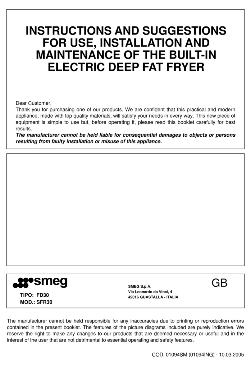Smeg SFR30 Technical manual