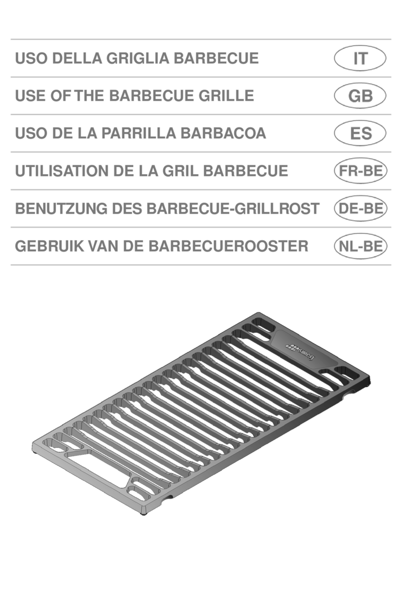 Smeg Barbecue Grille product manual