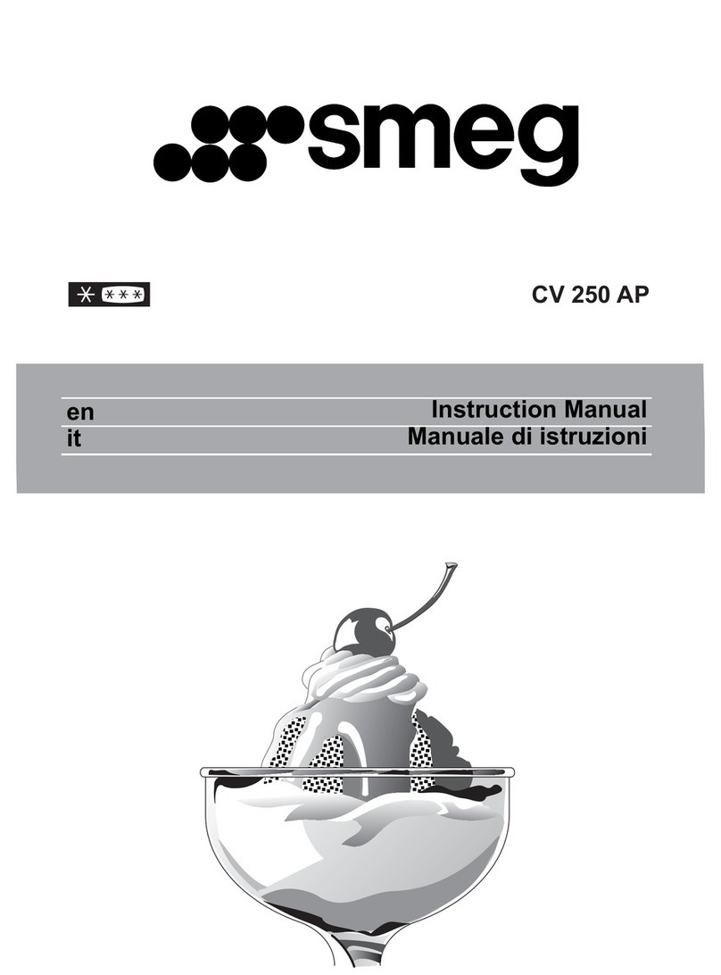 Smeg CV 250 AP User manual Smeg CV 250 AP User manual