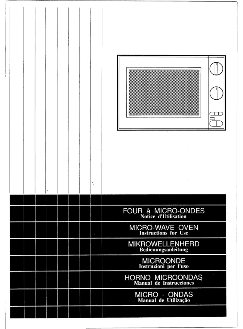 Smeg Microwave Oven S32 User manual