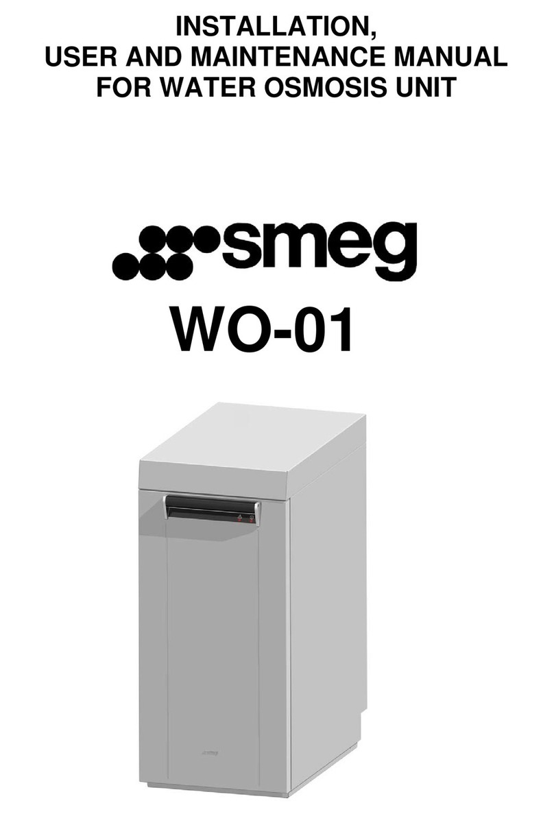 Smeg WO-01 Installation, user and maintenance manual