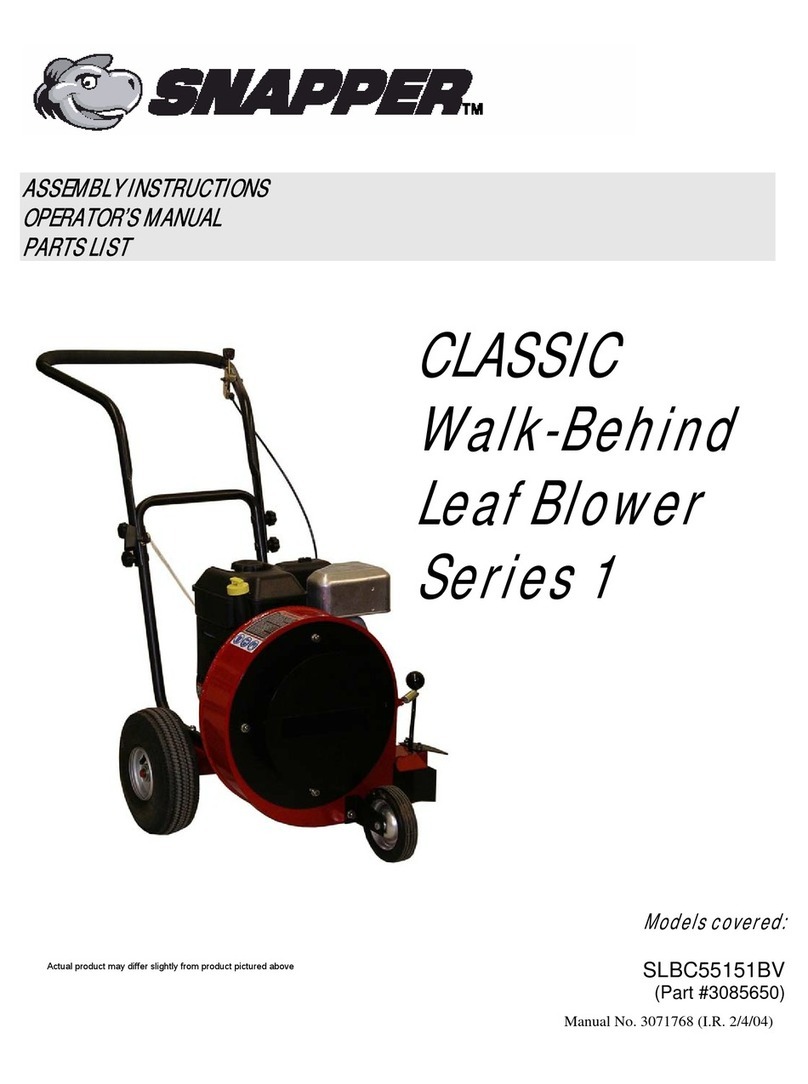 Snapper SLBC55151BV Operator's manual