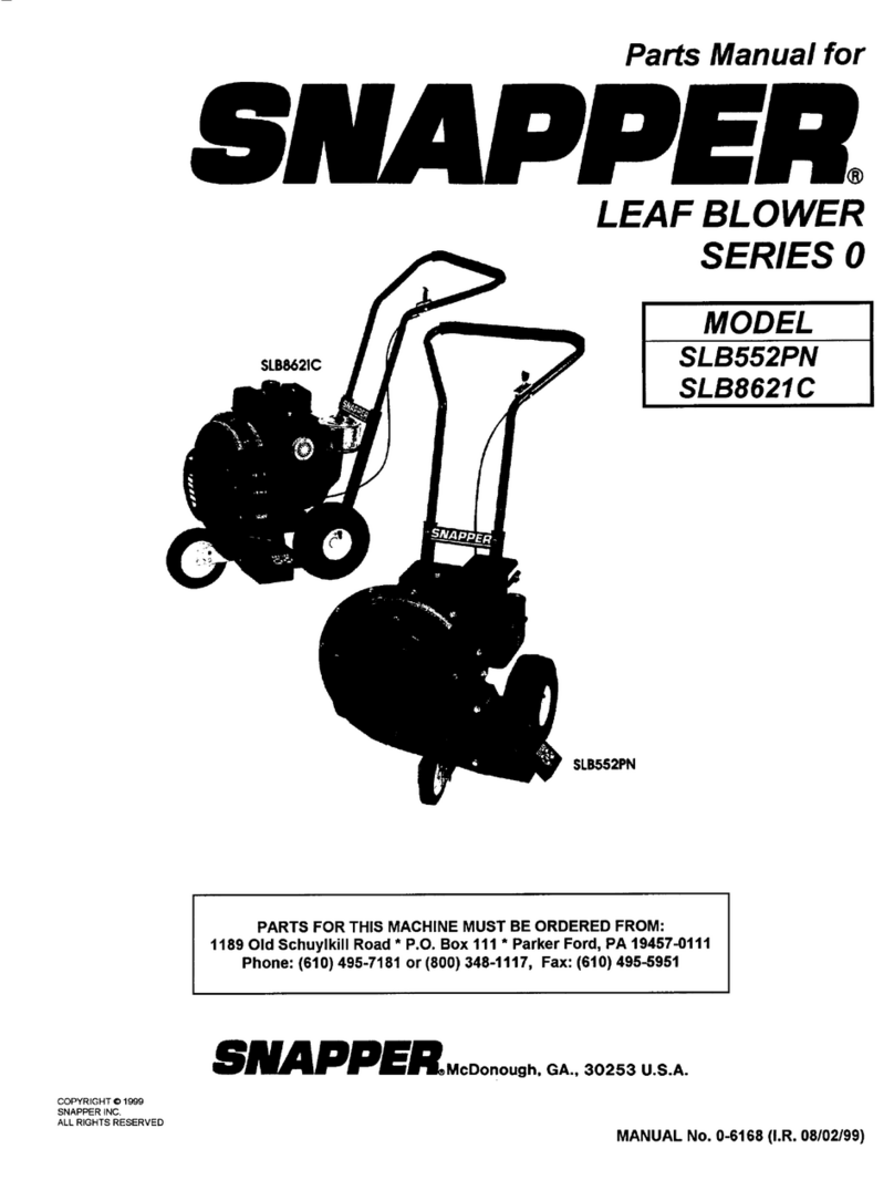 Snapper SLB552PN User manual Snapper SLB552PN User manual