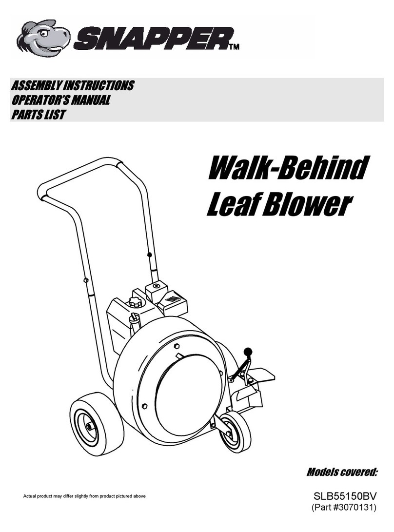 Snapper SLB55150BV User manual