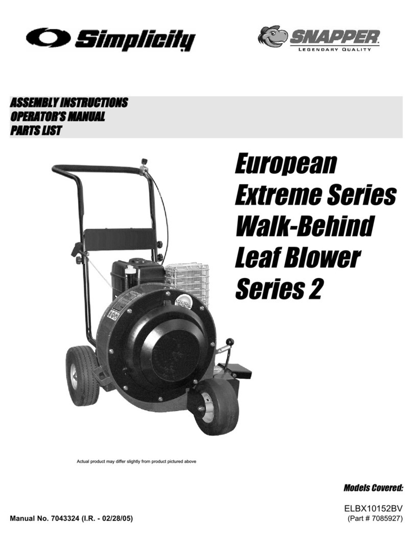 Snapper ELBX10152BV User manual Snapper ELBX10152BV User manual