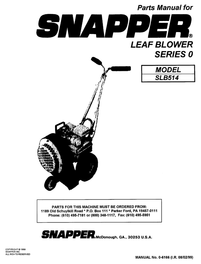 Snapper SLB514 User manual Snapper SLB514 User manual